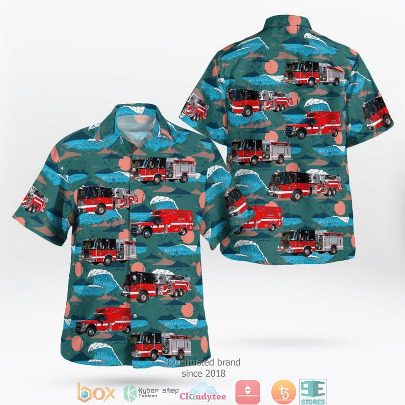 Abington Plymouth County Massachusetts Abington Fire Department 3D Hawaii Shirt Aloha Beach Shirt