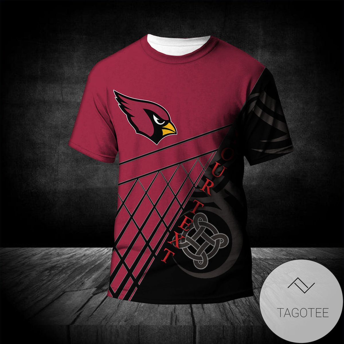 Arizona Cardinals All Over Print T-Shirt Sport Sport Pattern Celtic