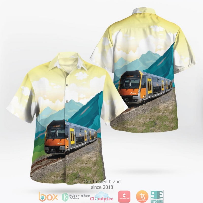 Australian Sydney Trains B Sets Suburban Passenger 3D Hawaii Shirt Aloha Beach Shirt