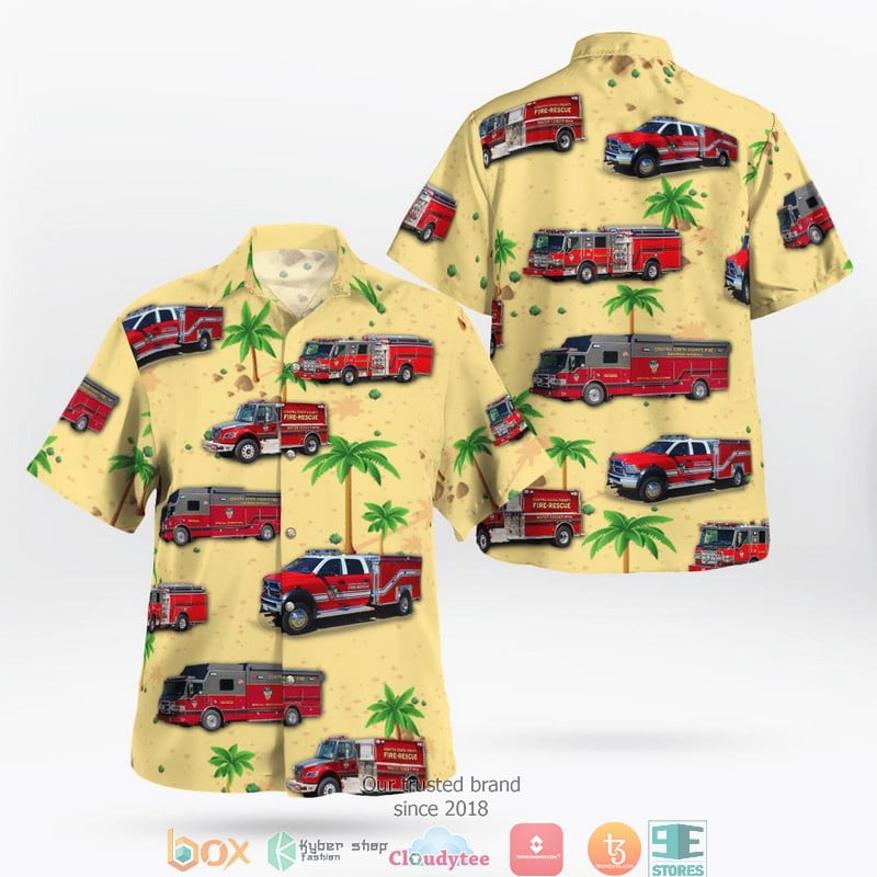 California Contra Costa County Fire Protection District Hawaiian Shirt Aloha Beach Shirt