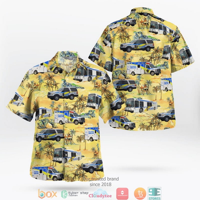 Canada York Region Paramedic Services Hawaii 3D Shirt Aloha Beach Shirt