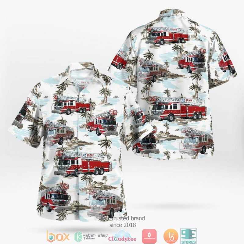 Deale Volunteer Fire Department Hawaii 3D Shirt Aloha Beach Shirt