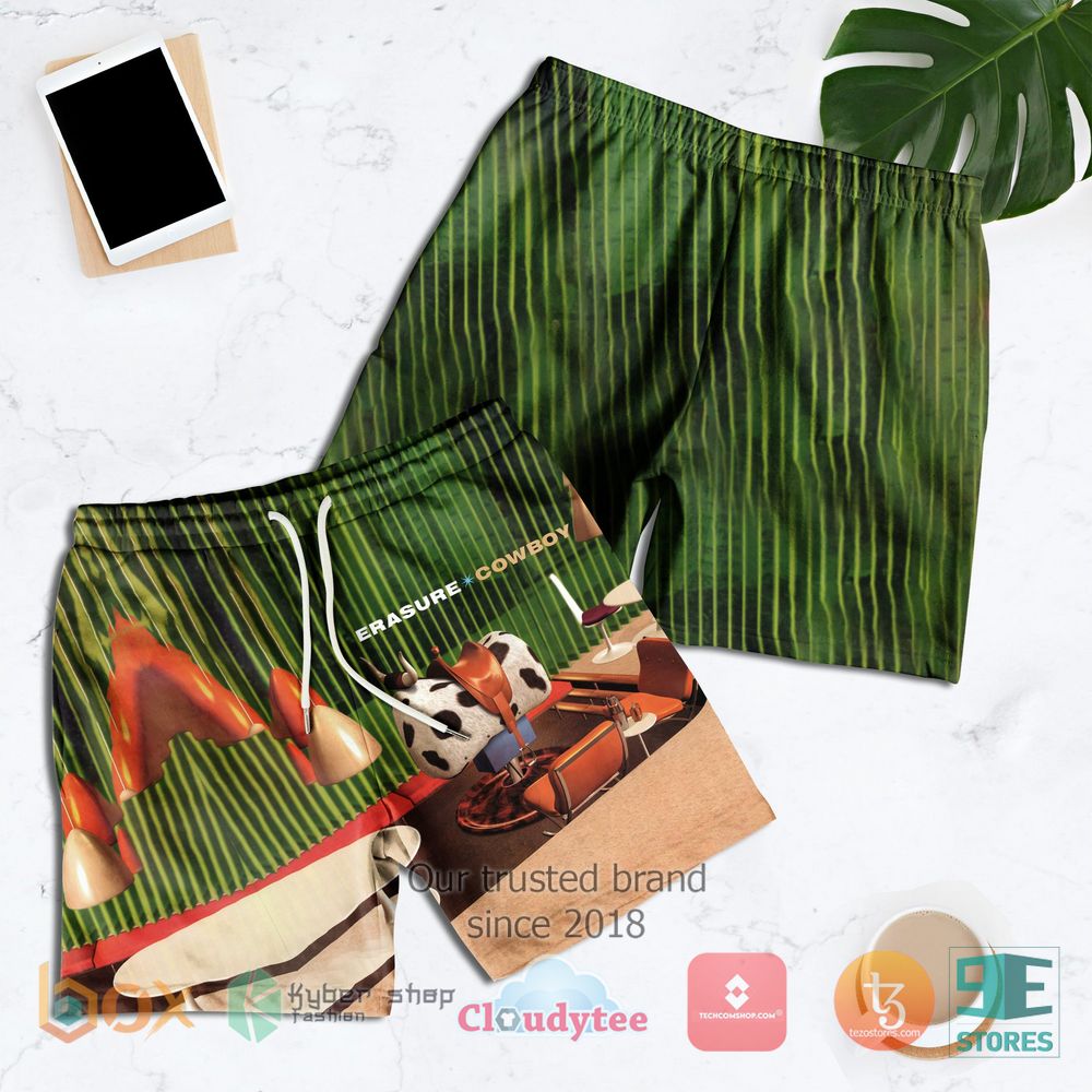 Erasure Cow Boys Shorts Aloha Beach Shirt