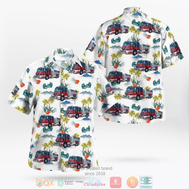 Foraker Indiana Foraker Fire Department Aloha Shirt Aloha Beach Shirt