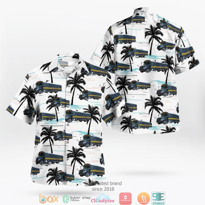 Franklin County Sheriff Bus Hawaii 3D Shirt Aloha Beach Shirt