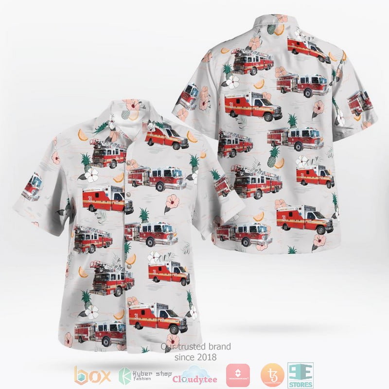 Justice Cook County Illinois Roberts Park Fire Protection District Hawaiian Shirt Aloha Beach Shirt