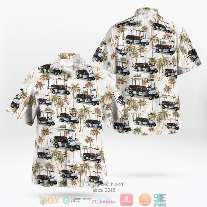 LA Emergency-1 Response White Hawaiian Shirt Aloha Beach Shirt