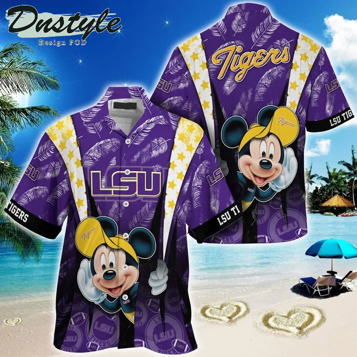 LSU Tigers Mickey NCAA Summer Hawaii Shirt Aloha Beach Shirt