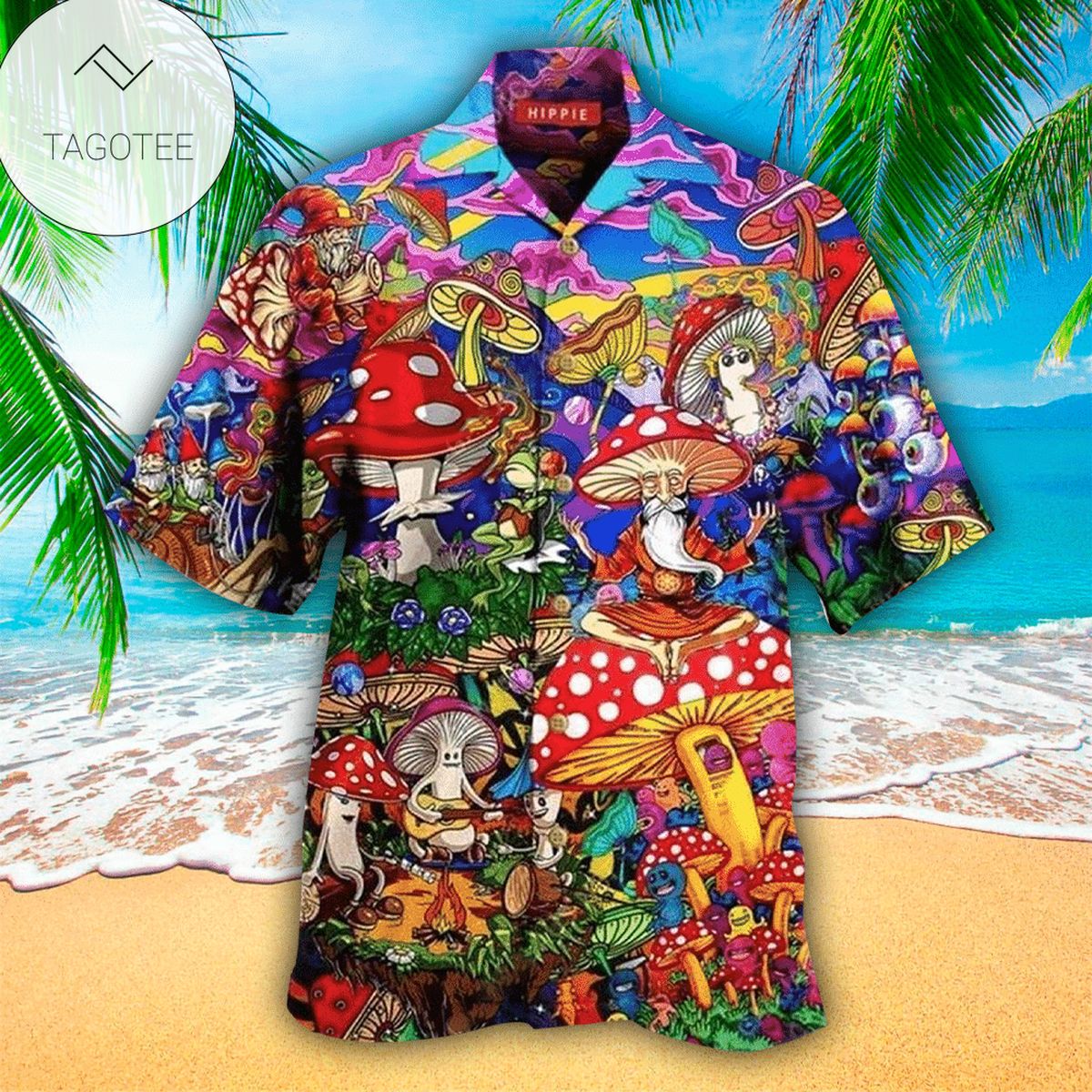 Mushroom Apparel Mushroom Button Up Shirt