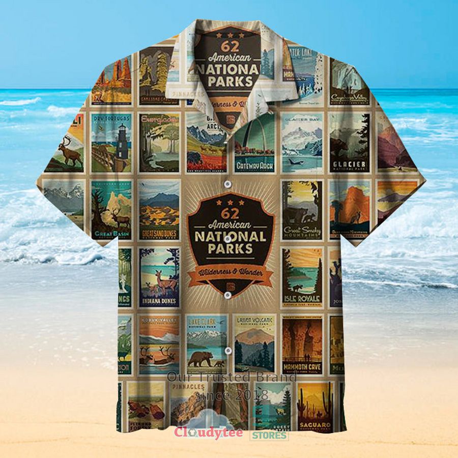 National Park Wilderness Wonders Hawaiian Shirt Aloha Beach Shirt
