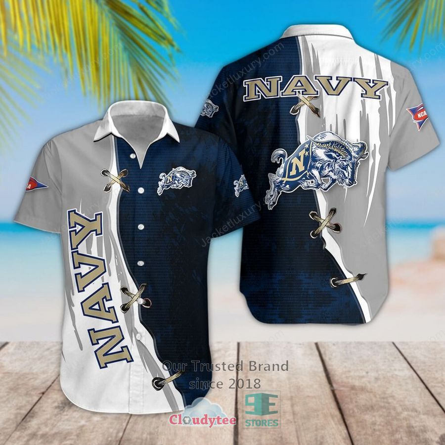 Navy Midshipmen Hawaiian Shirt Aloha Beach Shirt
