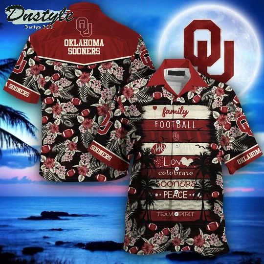 Oklahoma Sooners football NCAA Summer Hawaii Shirt Aloha Beach Shirt