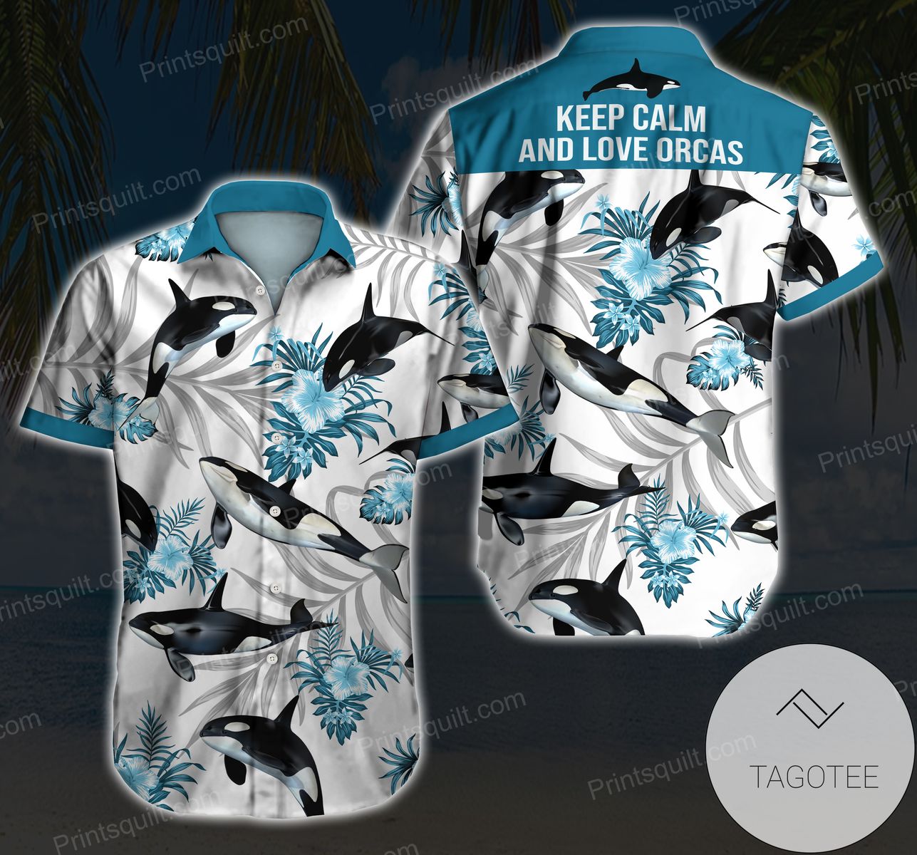 Orcas Lovers Hawaii 3d Shirt