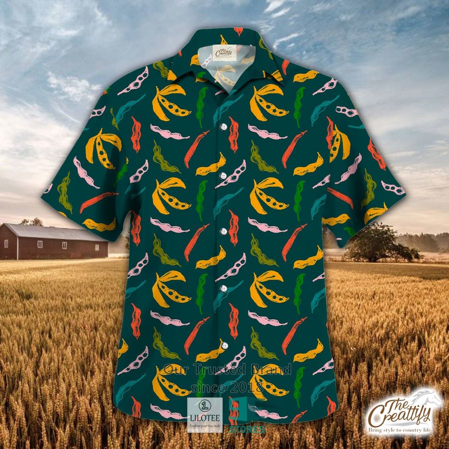 Soybean Color Pattern Hawaiian Shirt Aloha Beach Shirt