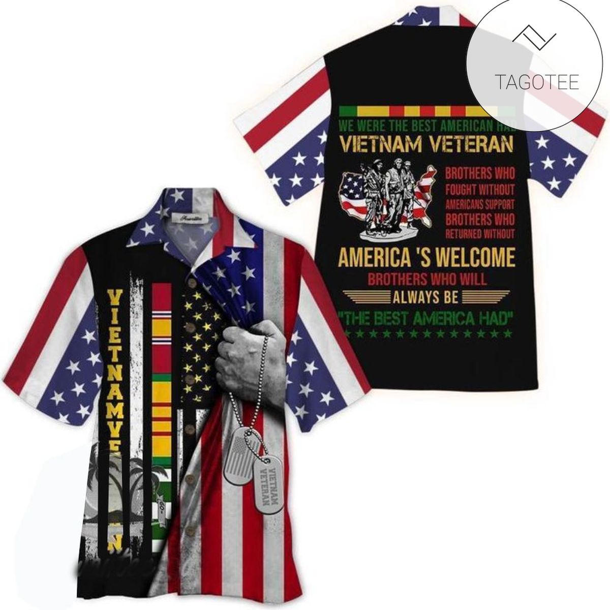 Vietnam Veteran Hawaii Shirt Brothers Who Will Always Be The Best America Had Aloha Shirt